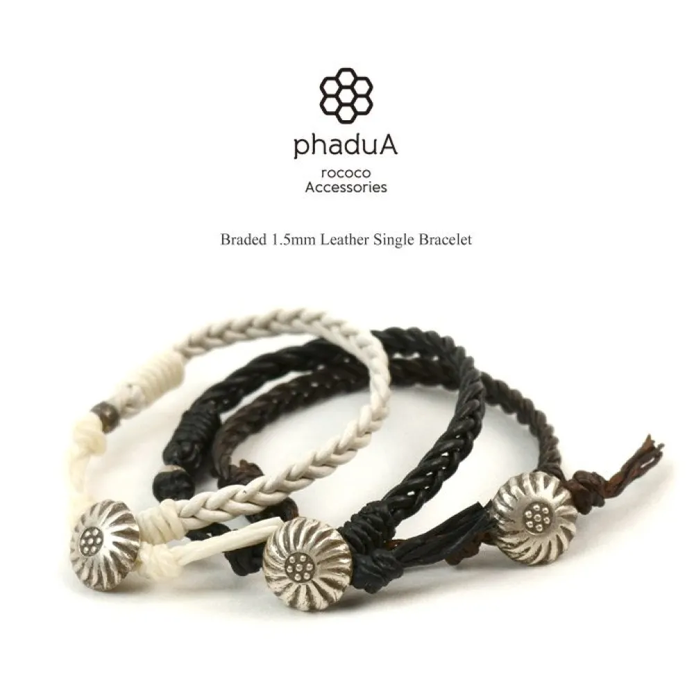 PHADUA Anklets^/ Braydid 1.5mm Leather Single Wrap Bracelet