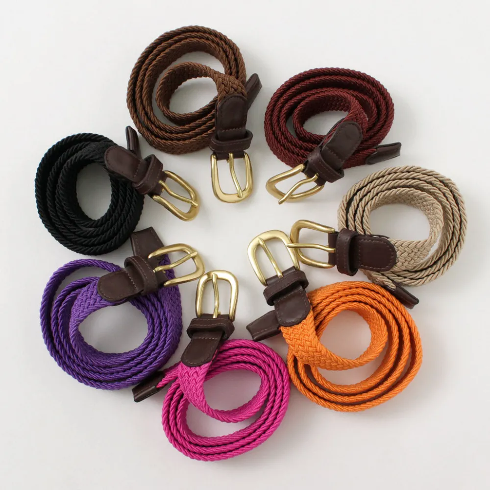 PHADUA Belts^/ Elastic Narrow Mesh Belt