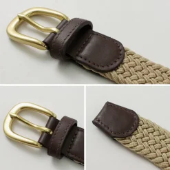 PHADUA Belts^/ Elastic Narrow Mesh Belt