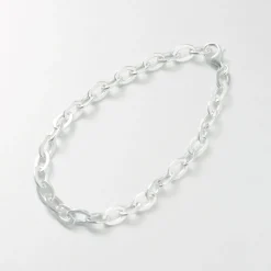 PHADUA Anklets^/ Flat cable chain bracelet 925 silver