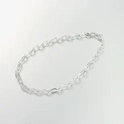 PHADUA Anklets^/ Flat cable chain anklet 925 silver