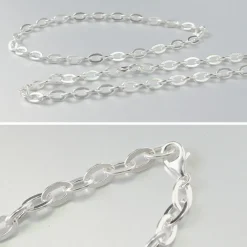 PHADUA Anklets^/ Flat cable chain anklet 925 silver
