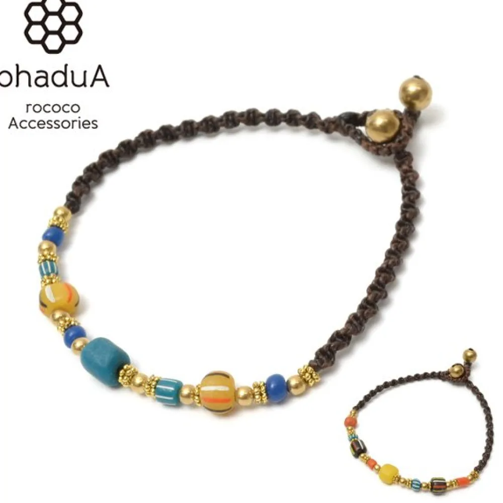PHADUA Anklets^/ Indian Antique Beaded Anklet