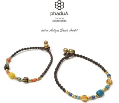 PHADUA Anklets^/ Indian Antique Beaded Anklet