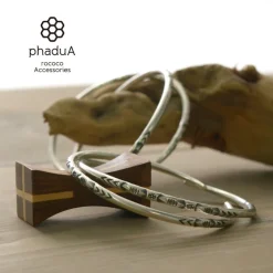 PHADUA Bracelets^/ Karen bangle/7916 silver
