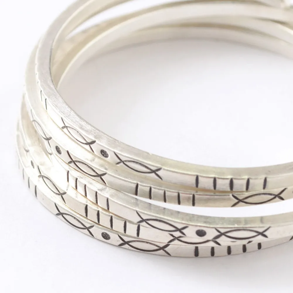 PHADUA Anklets^/ Karen Bangle silver