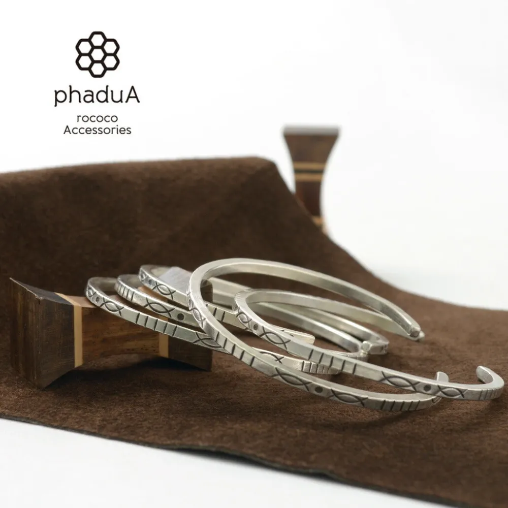 PHADUA Anklets^/ Karen Bangle silver