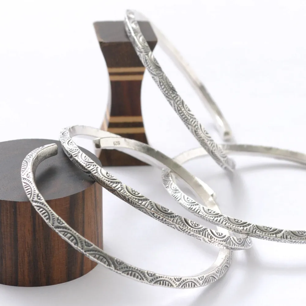 PHADUA Anklets^/ Karen Bangle silver