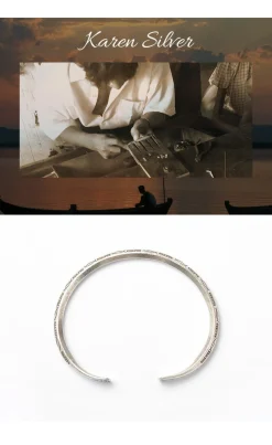PHADUA Anklets^/ Karen Bangle silver
