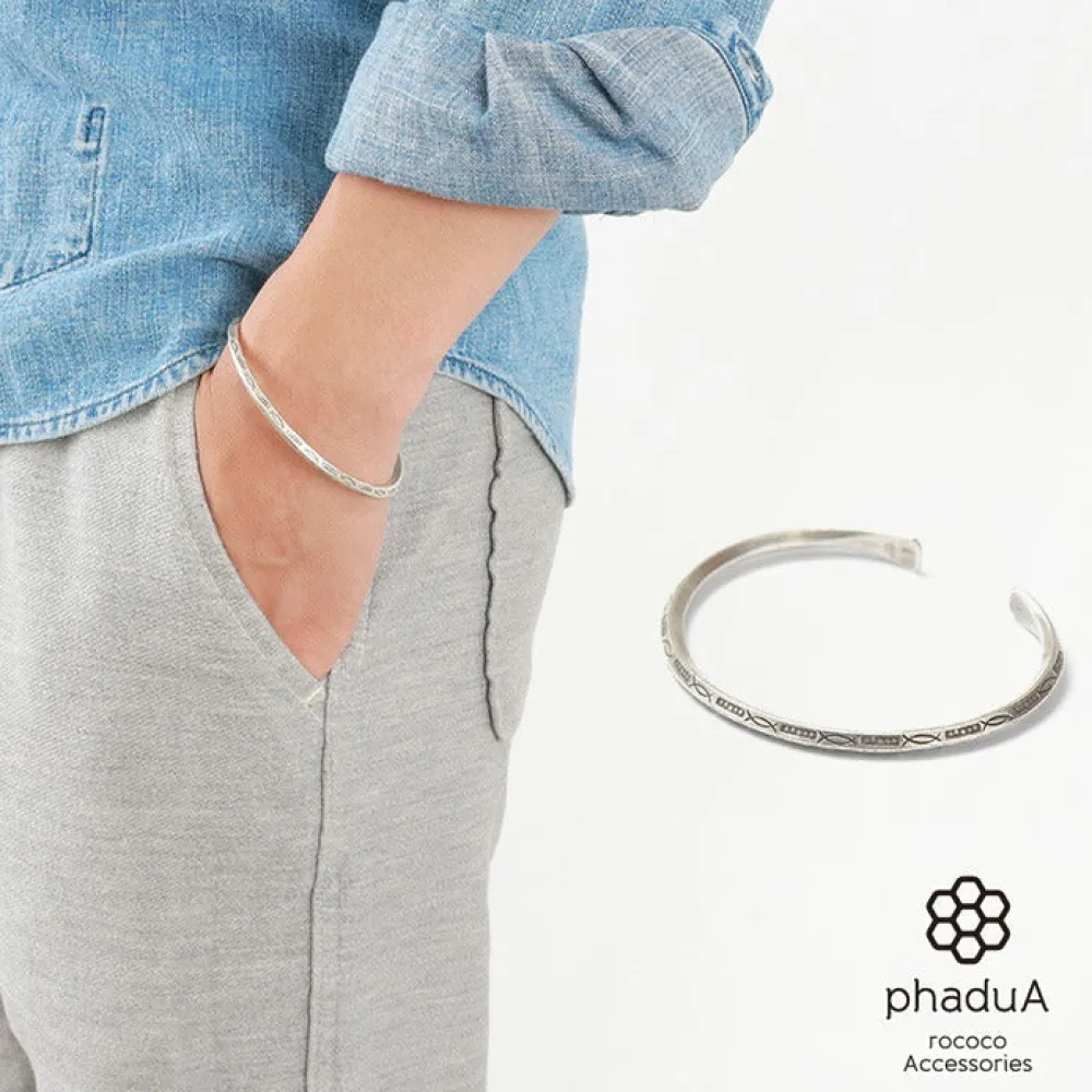 PHADUA Anklets^/ Karen Bangle silver