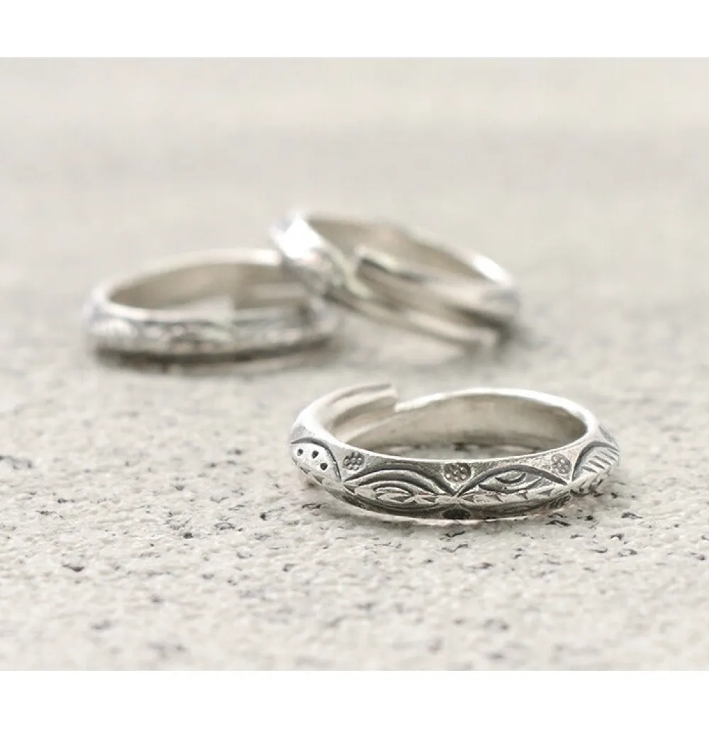 PHADUA Anklets^/ Karen Ring silver