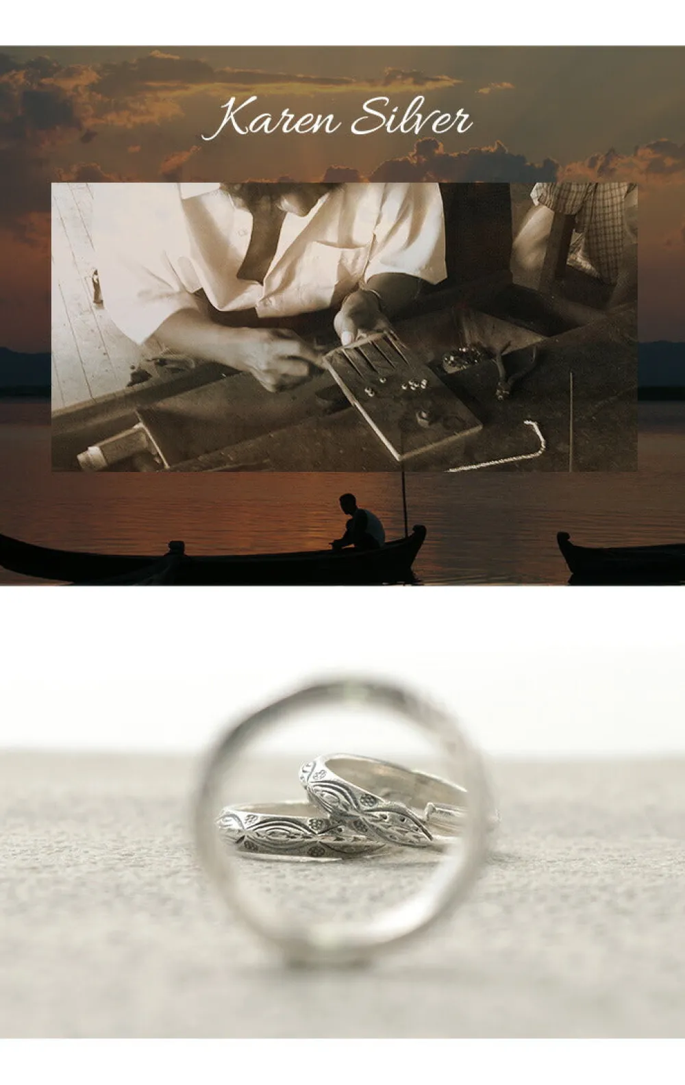 PHADUA Anklets^/ Karen Ring silver