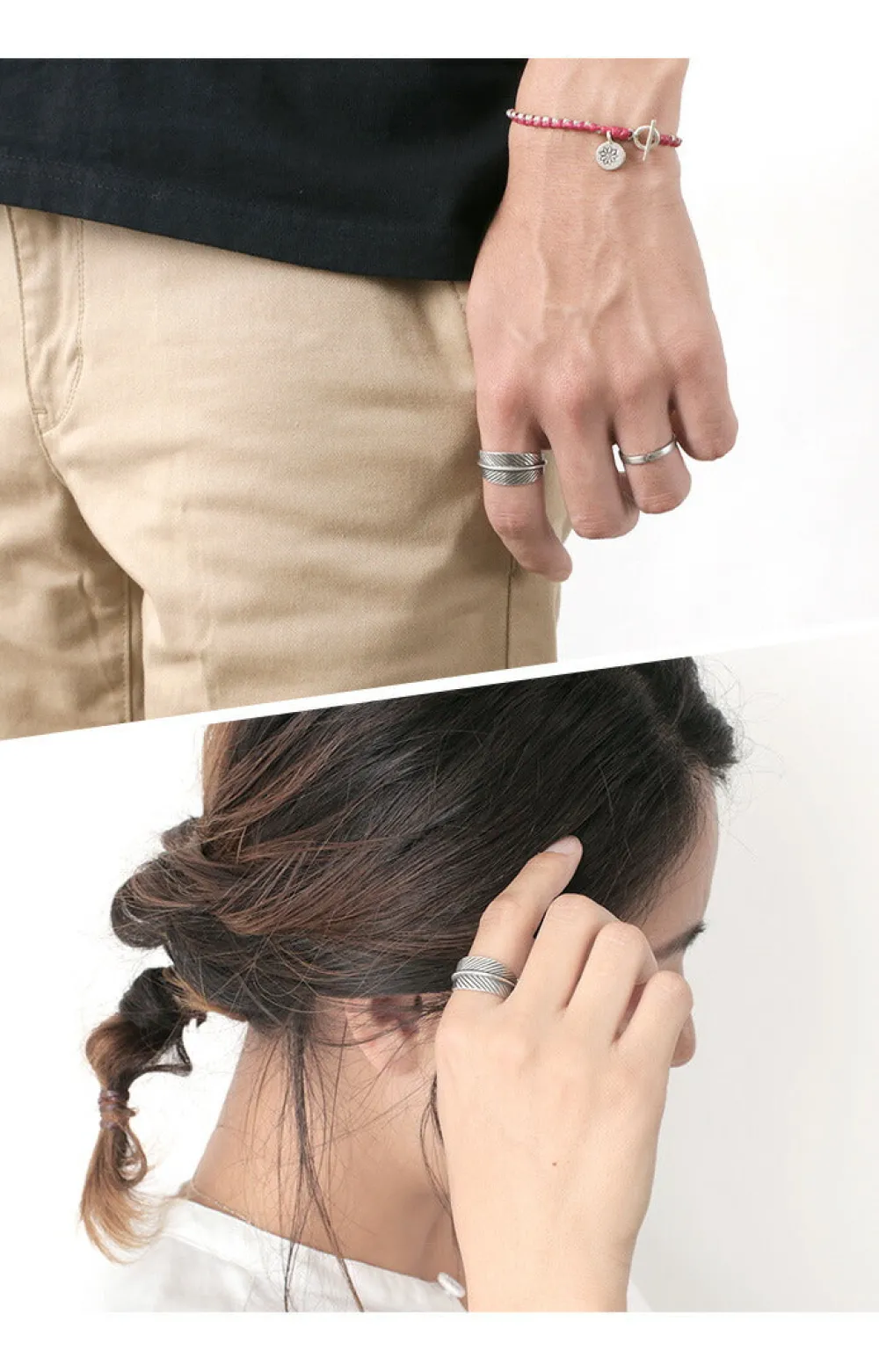 PHADUA Anklets^/ Karen Ring silver