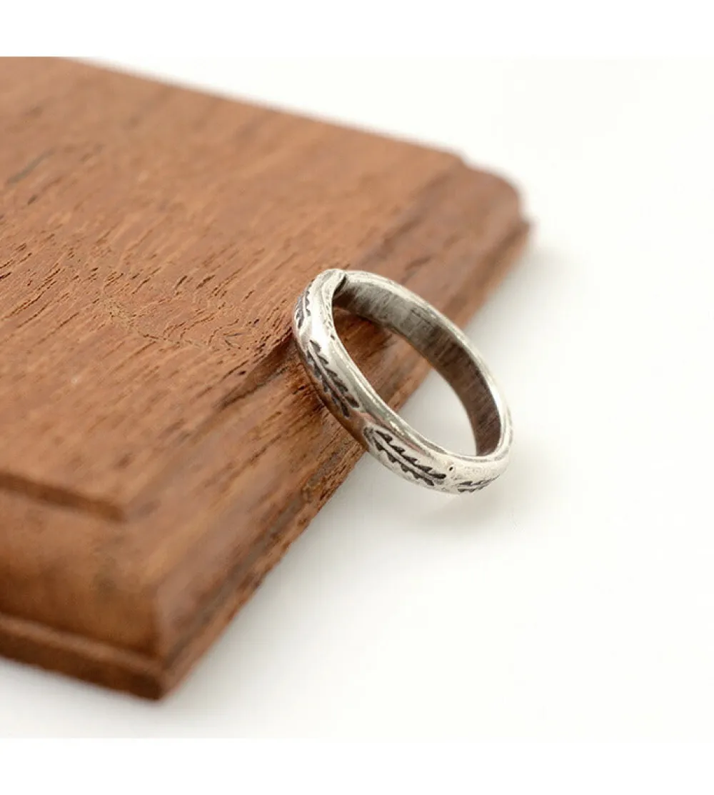 PHADUA Anklets^/ Karen Ring / Long Leaf silver