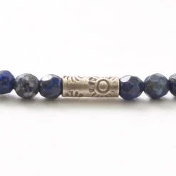 PHADUA Anklets^/ Lapis (3mm) Cut Beads Anklet Adjuster blue