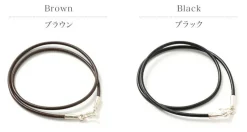 PHADUA Necklaces^/ Leather choker (2.5mm) necklace