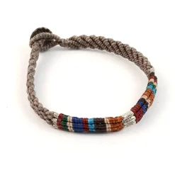 PHADUA Anklets^/ Multi Colored Braid Wax Cord Anklet
