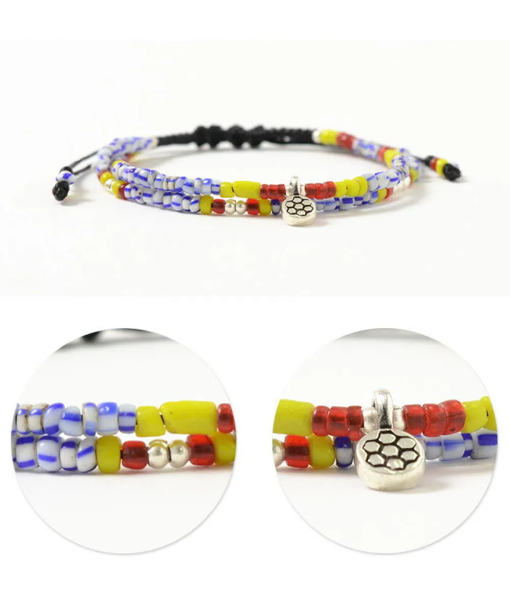 PHADUA Anklets^/ Multi Handmade Beaded Bracelets mix-beads