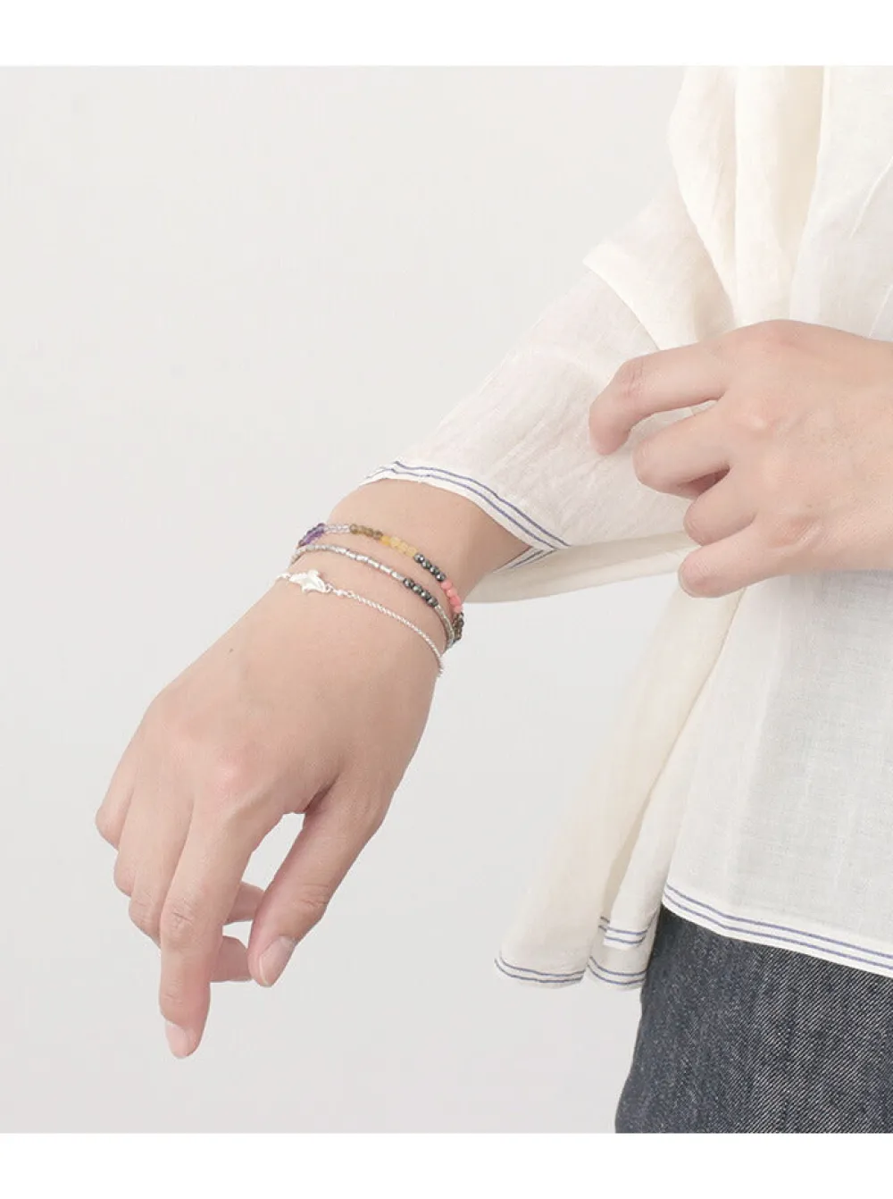 PHADUA Anklets^/ Multi Stone Wrap Bracelet multi-stone