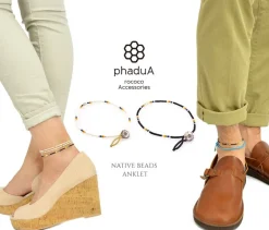 PHADUA Anklets^/ Native Beaded Anklet