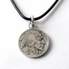 PHADUA Necklaces^/ Old Coin Pendant Top silver