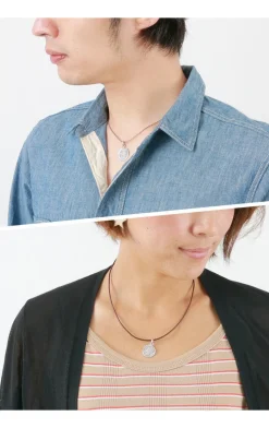 PHADUA Necklaces^/ Old coin pendant top US 1 dime silver
