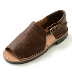 PHADUA Sandals^/ Open Toe Side Strap Leather Shoes