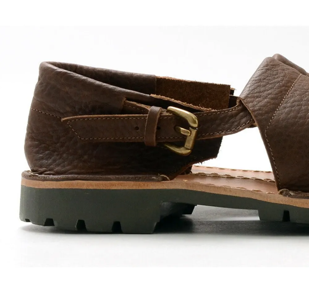 PHADUA Sandals^/ Open Toe Side Strap Leather Shoes