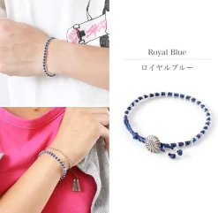 PHADUA Anklets^/ Pure drop silver waxed cord bracelet