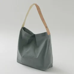 PHADUA Tote Bags^/ Ripstop Nylon Leather Sack/Shoulder Bag