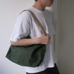 PHADUA Tote Bags^/ Ripstop Nylon Leather Sack/Shoulder Bag