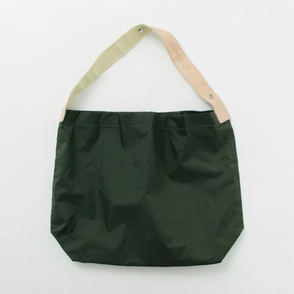 PHADUA Tote Bags^/ Ripstop Nylon Leather Sack/Shoulder Bag