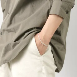 PHADUA Anklets^/ Semi solid anchor chain bracelet 925 silver