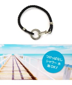PHADUA Anklets^/ Silver Handmade Ring Braid Wax Cord Bracelet