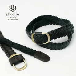PHADUA Belts^/ Sizeless Braid Leather Belt