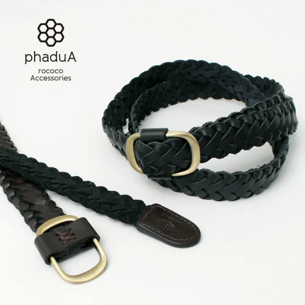 PHADUA Belts^/ Sizeless Braid Leather Belt