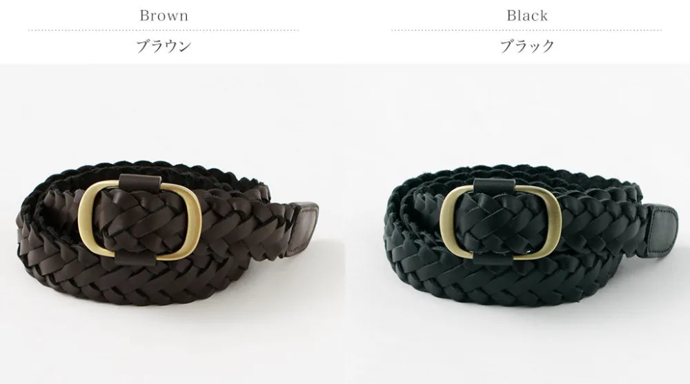 PHADUA Belts^/ Sizeless Braid Leather Belt