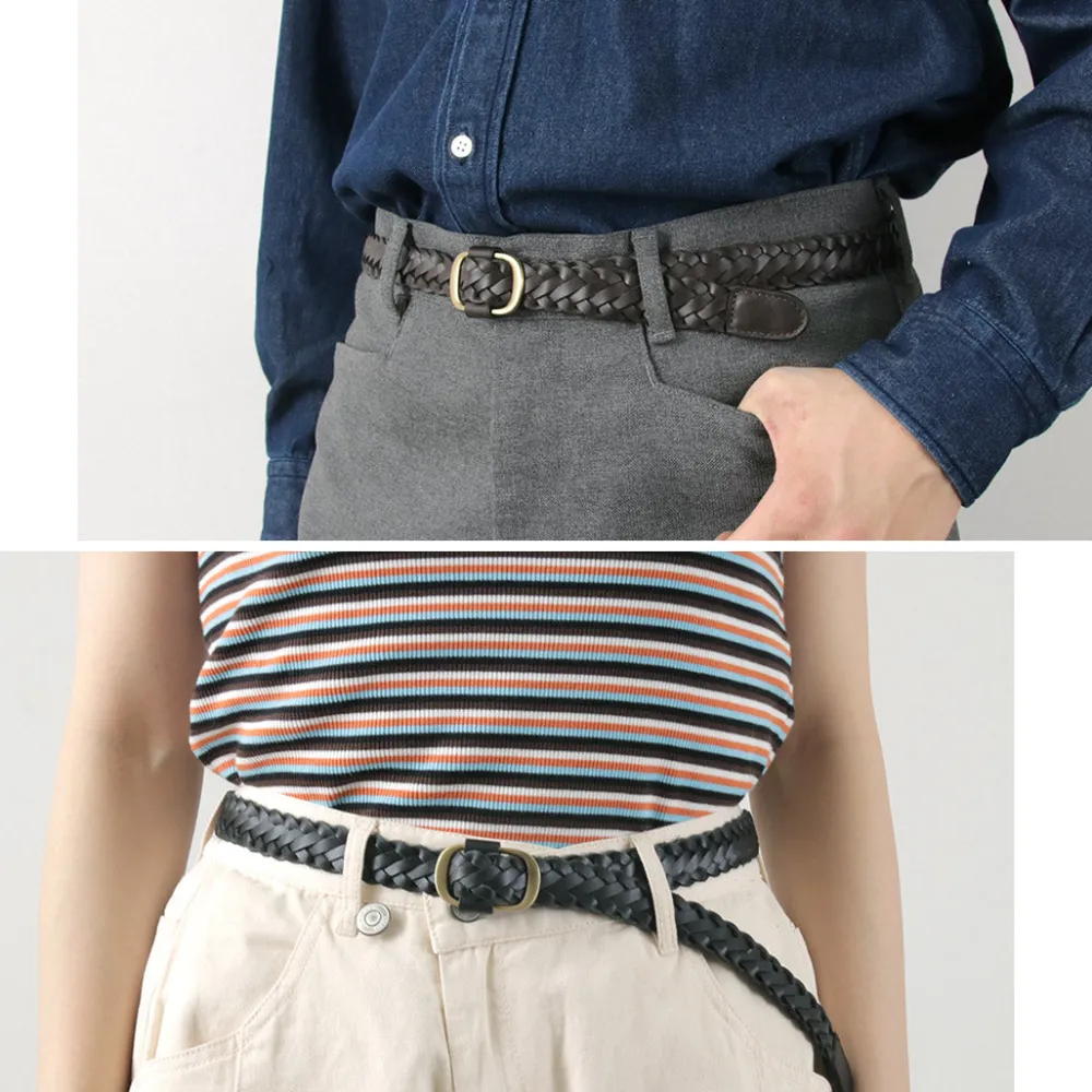 PHADUA Belts^/ Sizeless Braid Leather Belt