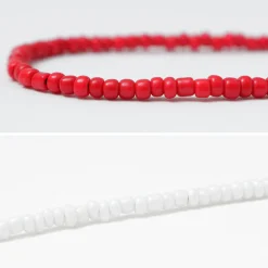 PHADUA Anklets^/ Solid glass bead anklet