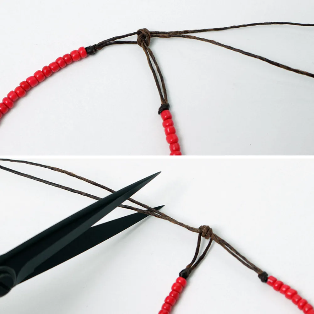 PHADUA Anklets^/ Solid glass bead anklet