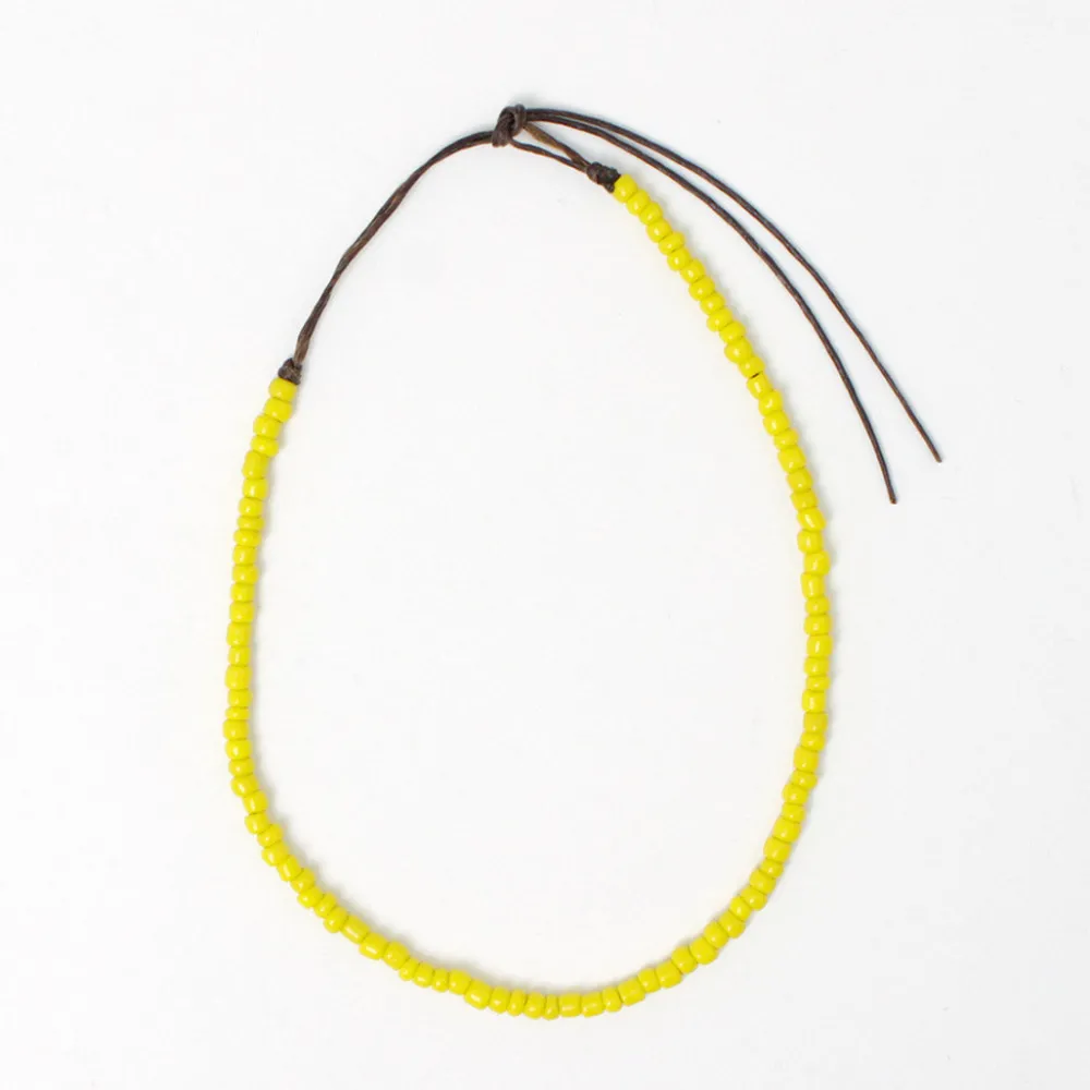 PHADUA Anklets^/ Solid glass bead anklet