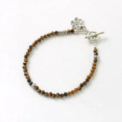 PHADUA Anklets^/ Tiger Eye Bead Bracelet yellow