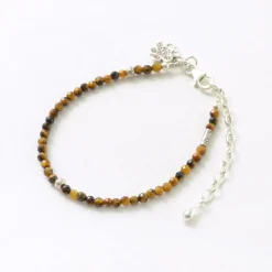PHADUA Anklets^/ Tiger Eye Beaded Anklet yellow