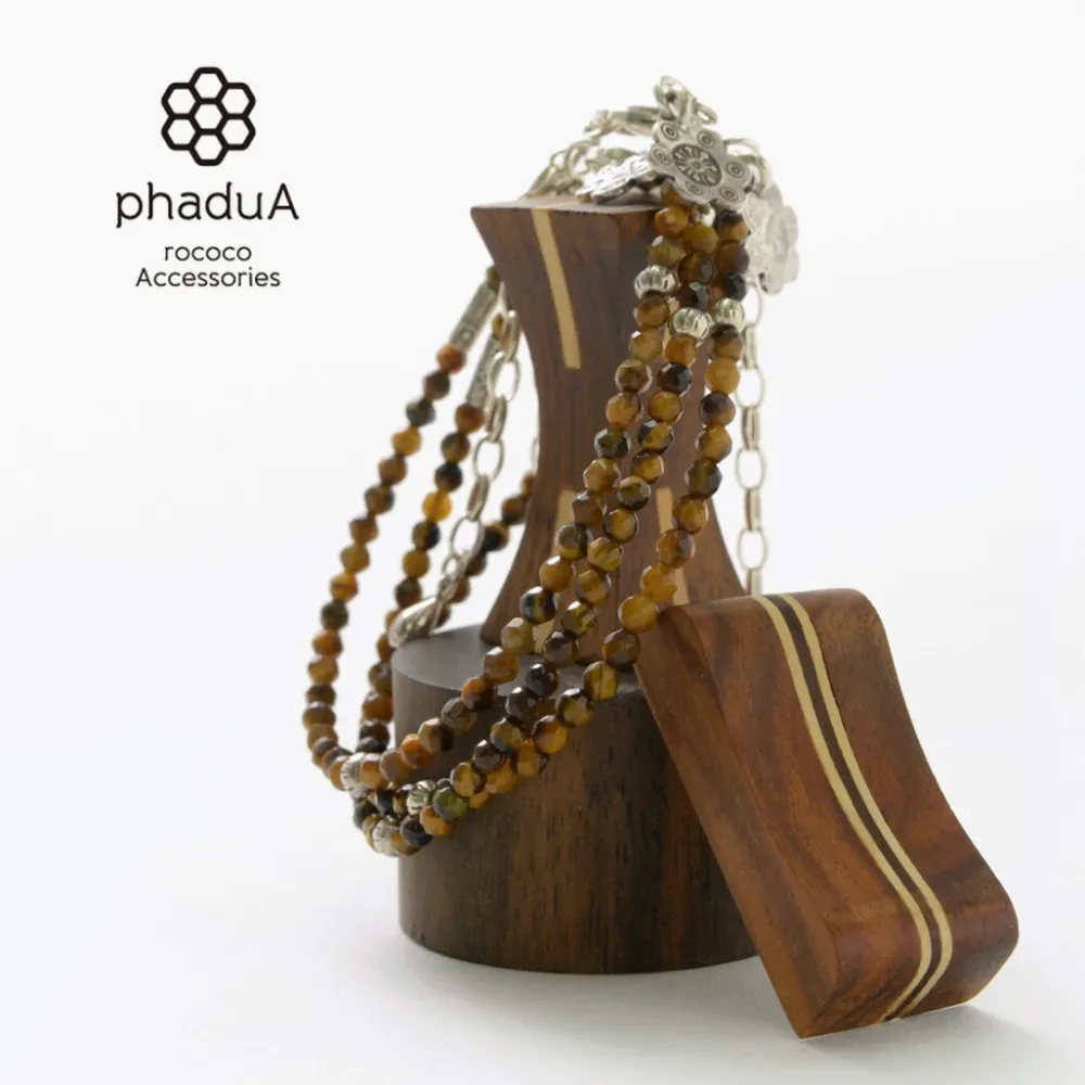 PHADUA Anklets^/ Tiger Eye Beaded Anklet yellow