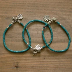 PHADUA Anklets^/ Turquoise Bead Bracelet blue