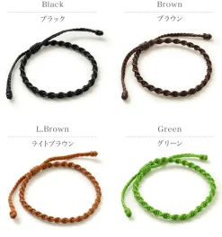 PHADUA Anklets^/ Wax Cord Bracelet