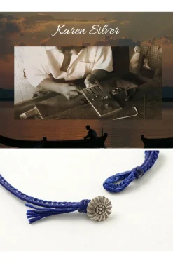 PHADUA Anklets^/ Wax Cord Concho Anklet Fishbone Braid