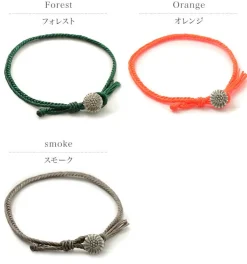 PHADUA Anklets^/ Wax Cord Concho Anklet Fishbone Braid