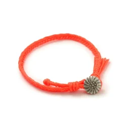 PHADUA Anklets^/ Wax Cord Concho Bracelet Fishbone Braid