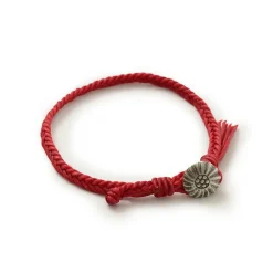 PHADUA Anklets^/ Wax Cord Concho Bracelet Fishbone Braid